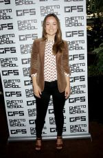 OLIVIA WILDE at Ghetto Film School Table Reading Spring 2015 in New York