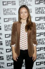 OLIVIA WILDE at Ghetto Film School Table Reading Spring 2015 in New York