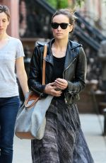 OLIVIA WILDE Out and About in New York 04/30/2015