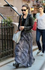 OLIVIA WILDE Out and About in New York 04/30/2015