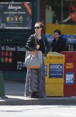 OLIVIA WILDE Out and About in New York 04/30/2015