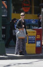 OLIVIA WILDE Out and About in New York 04/30/2015