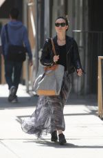 OLIVIA WILDE Out and About in New York 04/30/2015