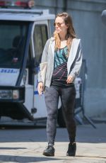 OLIVIA WILDE Out and About in Tribeca in New York 05/04/2015