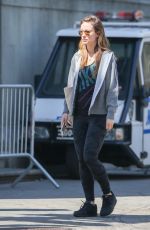 OLIVIA WILDE Out and About in Tribeca in New York 05/04/2015