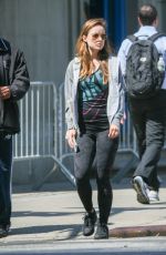 OLIVIA WILDE Out and About in Tribeca in New York 05/04/2015