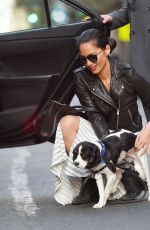 OLIVIA WILDE Out with Her Dog in New York 05/03/2015