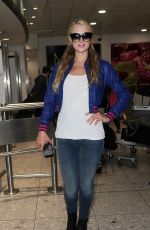 PARIS HILTON at Heathrow Airport in London 05/12/2015