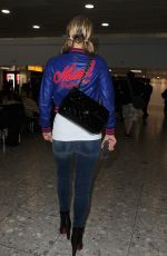 PARIS HILTON at Heathrow Airport in London 05/12/2015
