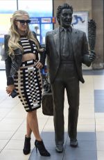 PARIS HILTON Out and About in Liverpool 05/13/2015