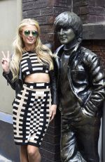 PARIS HILTON Out and About in Liverpool 05/13/2015