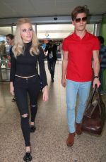 PIXIE LOTT Arrives at Airport in Nice