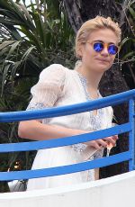 PIXIE LOTT Out and About in Cannes 05/21/2015