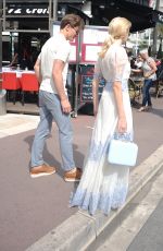 PIXIE LOTT Out and About in Cannes 05/21/2015