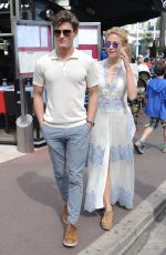 PIXIE LOTT Out and About in Cannes 05/21/2015