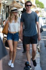 POPPY DELEVINGNE Out in Cannes 05/18/2015
