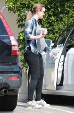 Pregnant LEIGHTON MEESTER Out for Lunch in Los Angeles 05/16/2015