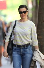 RACHEL WEISZ Out and About in New York 05/07/2015