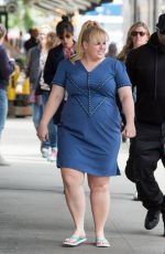 REBEL WILSON on the Set of How to be Single in New York 05/20/2015