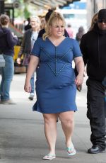 REBEL WILSON on the Set of How to be Single in New York 05/20/2015