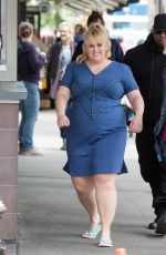 REBEL WILSON on the Set of How to be Single in New York 05/20/2015
