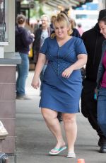 REBEL WILSON on the Set of How to be Single in New York 05/20/2015