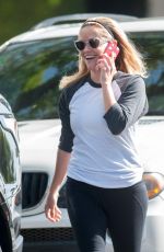 REESE WITHERSPOON in Spandex Out in Los Angeles 05/11/2015