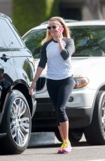 REESE WITHERSPOON in Spandex Out in Los Angeles 05/11/2015