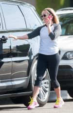 REESE WITHERSPOON in Spandex Out in Los Angeles 05/11/2015