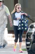 REESE WITHERSPOON in Spandex Out in Los Angeles 05/11/2015