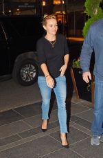 REESE WITHERSPOON Night Out in New York 05/03/2015