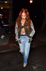 RIHANNA Arrives at Da Silvano Restaurant in New York 05/24/2015