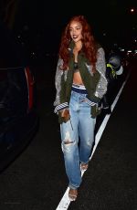 RIHANNA Arrives at Da Silvano Restaurant in New York 05/24/2015