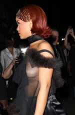RIHANNA Arrives at MET Gala After Party in New York
