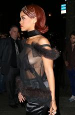 RIHANNA Arrives at MET Gala After Party in New York