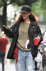 RIHANNA Leaves an Office in New York 05/18/2015