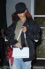 RIHANNA Leaves an Office in New York 05/18/2015