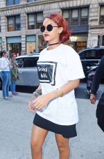 RIHANNA Out and About in New York 05/03/2015