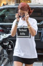 RIHANNA Out and About in New York 05/03/2015