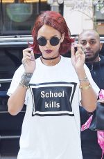 RIHANNA Out and About in New York 05/03/2015