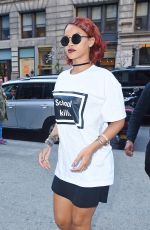 RIHANNA Out and About in New York 05/03/2015