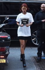RIHANNA Out and About in New York 05/03/2015