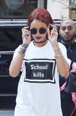 RIHANNA Out and About in New York 05/03/2015