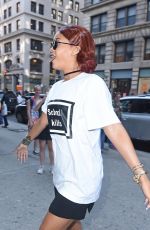 RIHANNA Out and About in New York 05/03/2015
