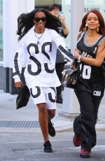 RIHANNA Out and About in New York 05/08/2015