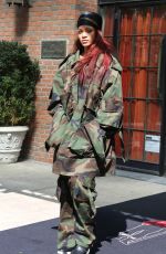 RIHANNA Out and About in New York 05/15/2015