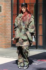 RIHANNA Out and About in New York 05/15/2015