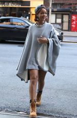 RIHANNA Out in New York 05/06/2015