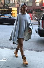 RIHANNA Out in New York 05/06/2015