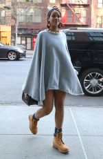 RIHANNA Out in New York 05/06/2015